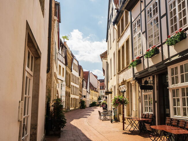 Osnabrücker Altstadt in der Nähe vom Hotel Remarque Osnabrücker Altstadt in der Nähe vom Hotel Remarque